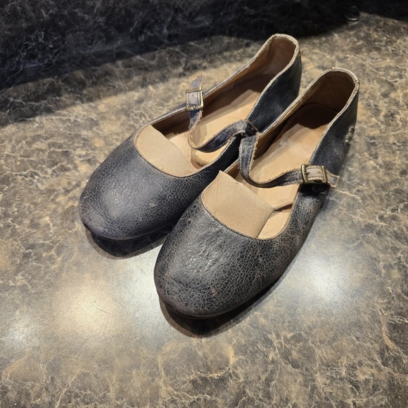 Bed Stu Shoes - Bed Stu Shuffle III Shoes Women 7.5 Casual Comfort Mary Jane Flats Brown Leather